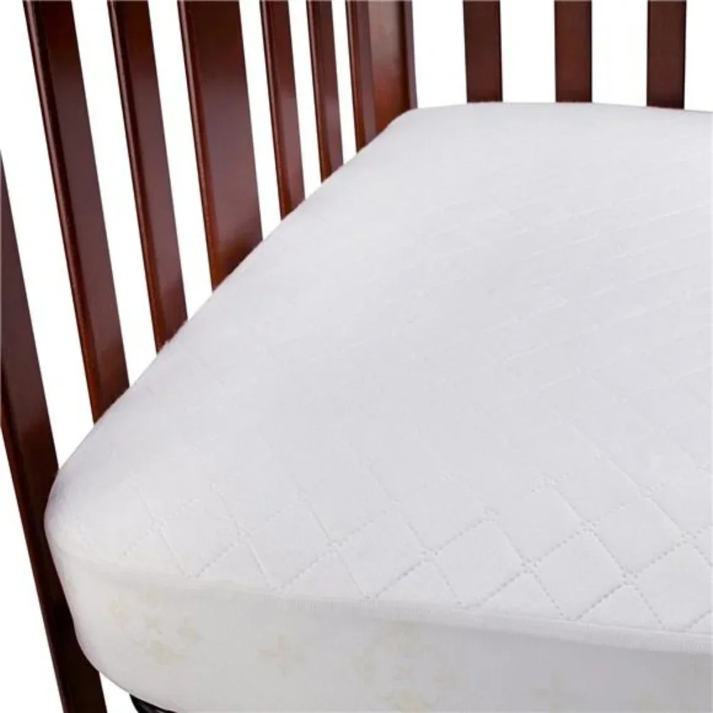 Waterproof Fitted Crib Mattress Pad and Toddler Crib Mattress Protector - Baby